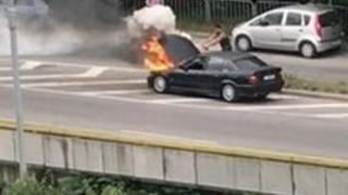 16-годишният Красен видя горяща кола от прозореца на класната стая и...