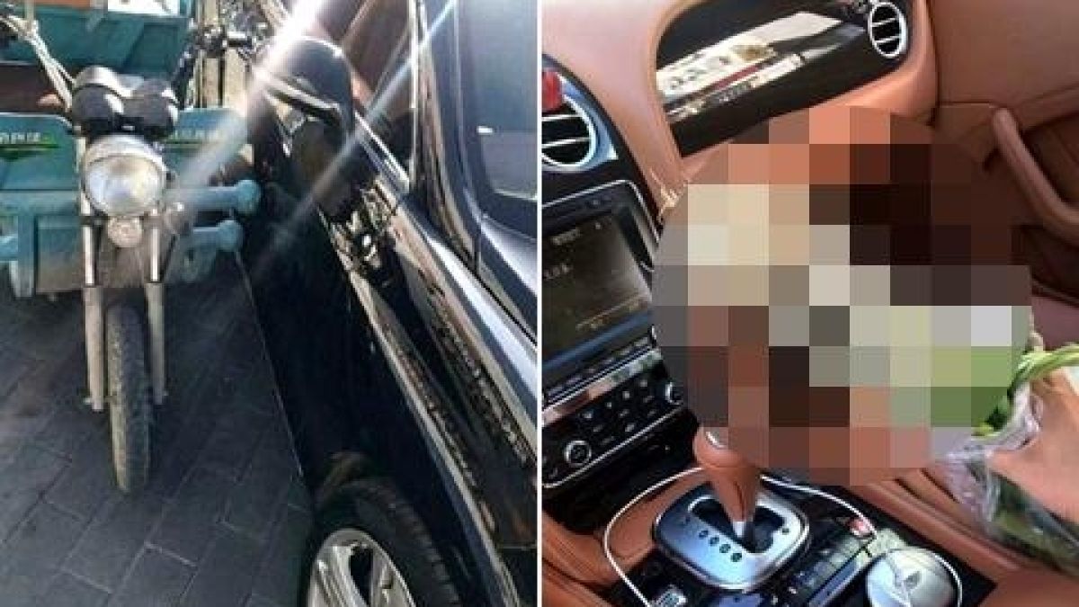 Дядо одра с дарака си луксозно Bentley и няма да повярвате какво се случи после (СНИМКИ)
