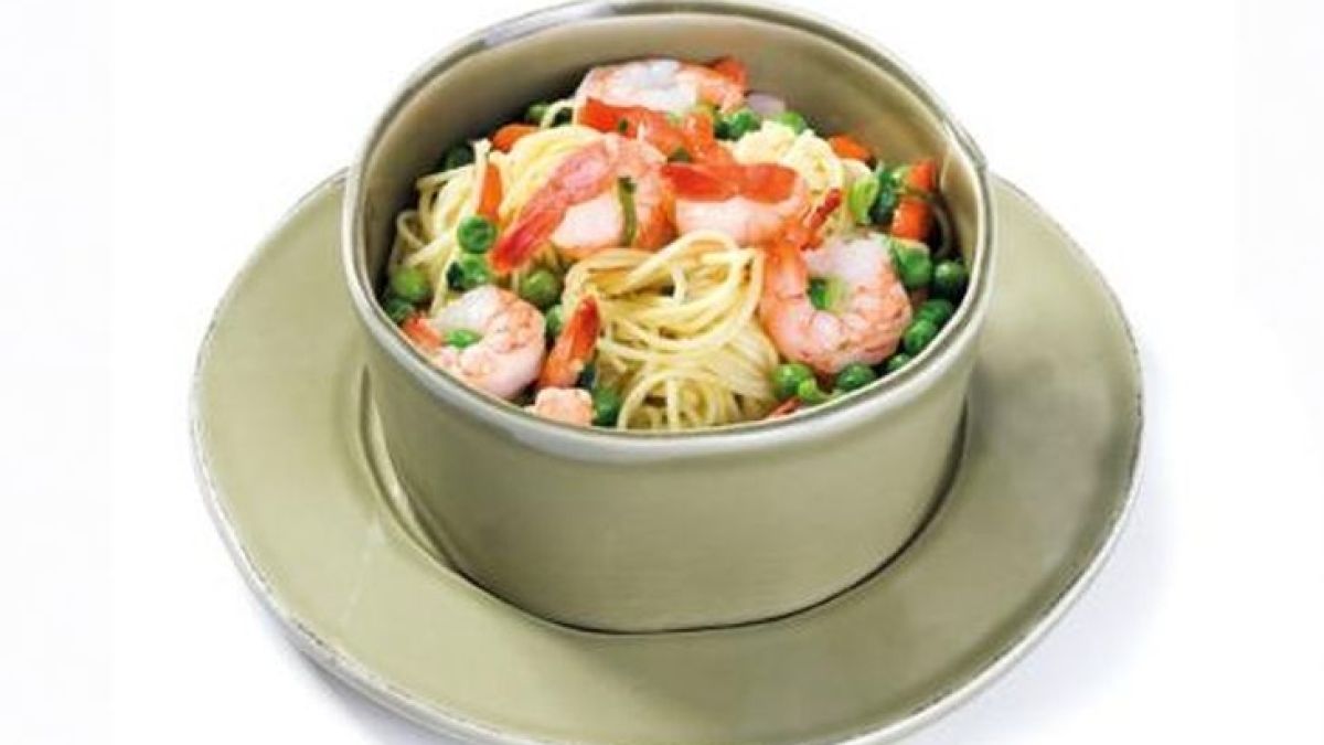 Бързо, лесно, вкусно! Китайски спагети със скариди и грах