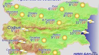 Дежурният синоптик на НИМХ БАН Христо Христов разкри какво време ни чака днес! (КАРТА)