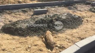 Паника в Казанлък заради снаряд (СНИМКИ)