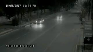 ВИДЕО как призрак спасява момиче от сигурна смърт при катастрофа раздели мрежата на две 