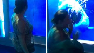 Баба бе жестоко нападната от акула и за малко не умря (ЗРЕЛИЩНО ВИДЕО)
