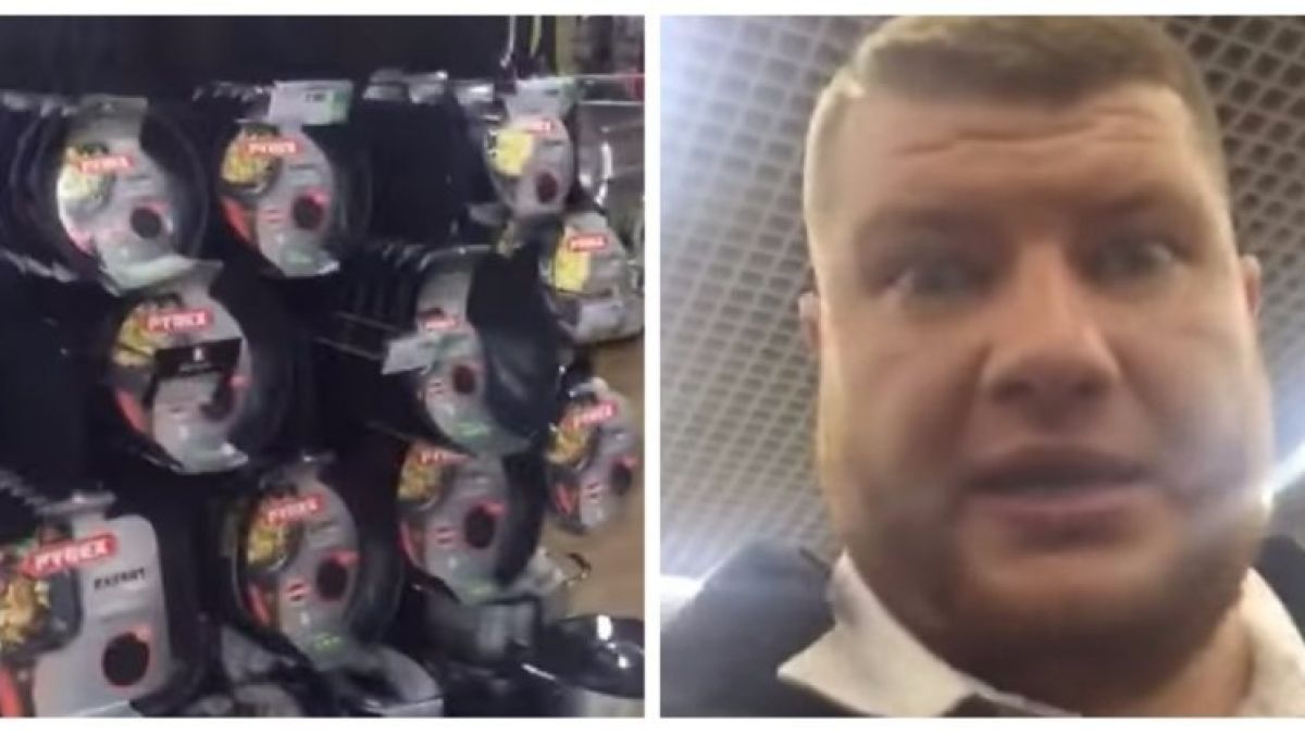 Жена накара мъжа си да купи най-обикновен тиган, той отиде в магазина и получи нервна криза (ВИДЕО)