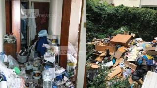 Драма в центъра на Пловдив! ЧСИ изнесе три реститутки, дворът на кооперация им се превърна в бунище (ВИДЕО)