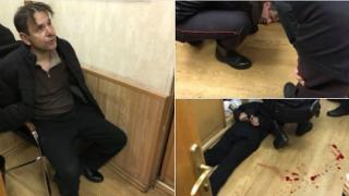 Кървави СНИМКИ показват ужаса в офиса на радио "Ехото на Москва"