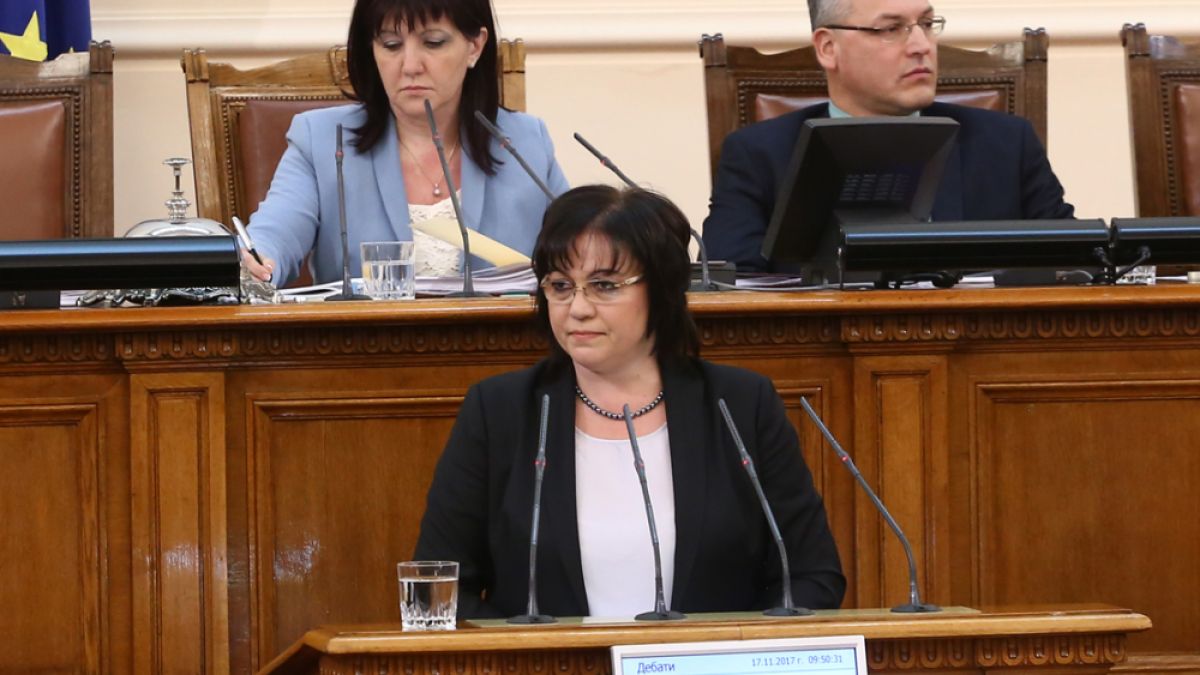 Нинова: Внасяме вота на недоверие без ДПС