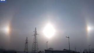 В небето над Китай се появи нещо уникално (ВИДЕО)