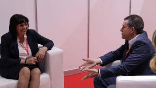 Нинова и Манчевски обсъдиха бъдещите предизвикателства пред Западните Балкани