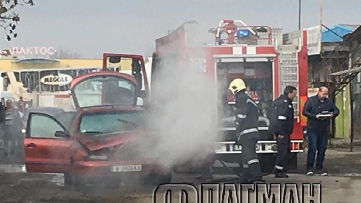 4 коли пламнаха като факли в автосервиз в Ахелой