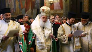 Патриарх Неофит гласува и благопожела... 