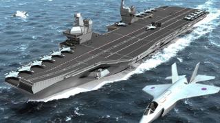 Нелепа авария спря изпитанията на новия британски авионосец Queen Elizabeth