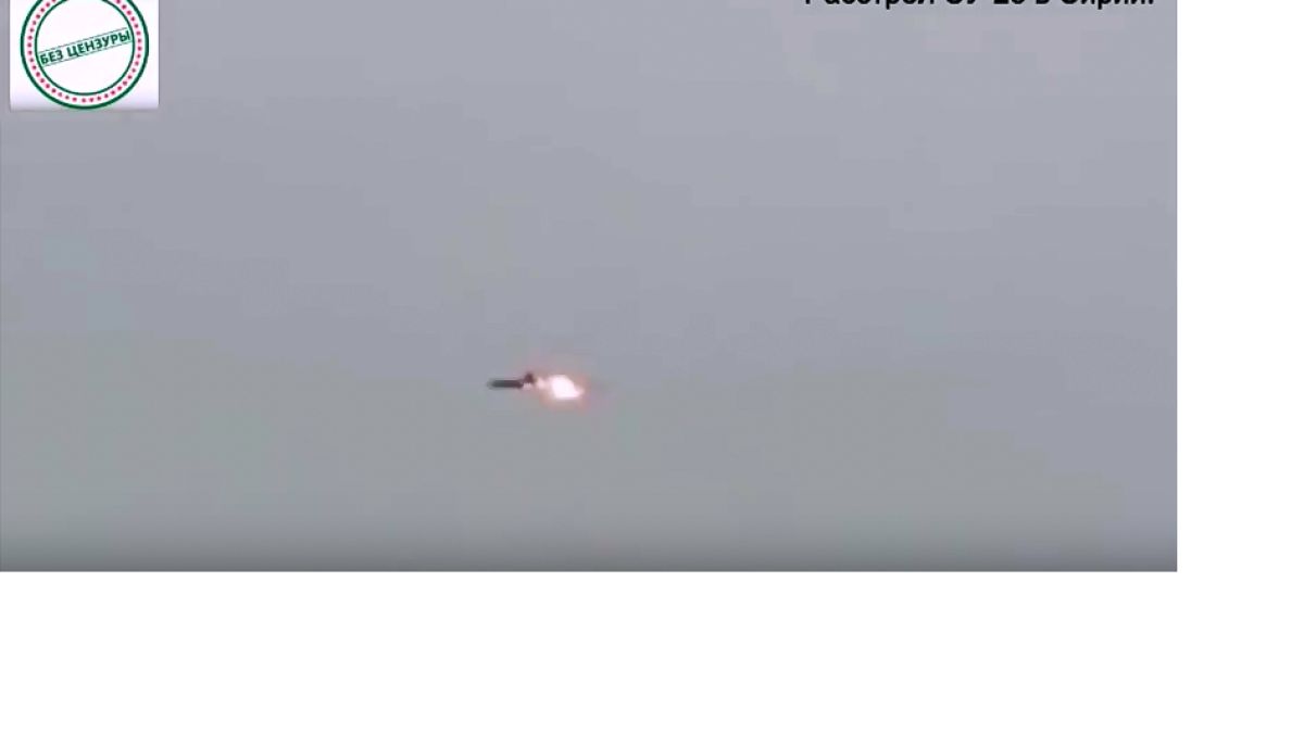 Моментът от улучването на Су-25 от ракетата попадна на ВИДЕО
