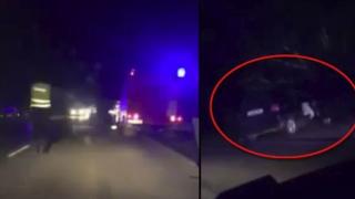 Зверско меле край Айтос, пожарникари режат коли, за да спасят тримата шофьори (ВИДЕО)