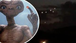 НЛО: Шофьор засне на ВИДЕО тайнствен извънземен флот от 10 кораба