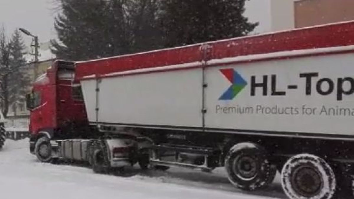 ТИР закъса насред площада на николаевско село, местните взеха нещата в свои ръце и... (ВИДЕО)