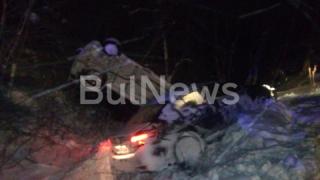 Кметицата на Козлодуй едва оцеля в зрелищно меле край Видин! В колата бил и... (СНИМКИ)