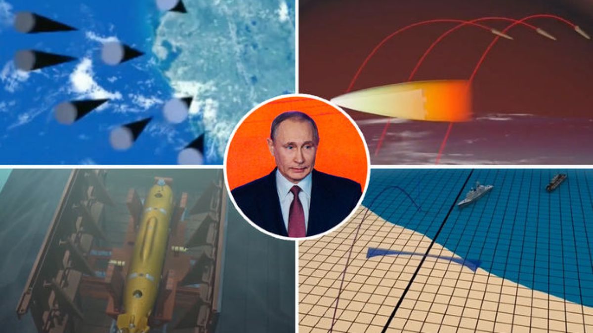 Путин пак раздрънка нови оръжия на съвещание в шпионска централа, Тръмп и Тереза Мей го нахокаха