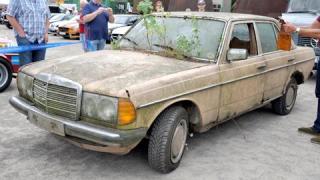 Легендарно! Истинският Benz не умира, дори обрасъл с бръшлян пали от раз! (СНИМКИ)