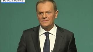 Извънредно от Дъблин: Туск: Замразяваме преговорите за Брекзит, важното ще е "Ирландия първо" (ВИДЕО)