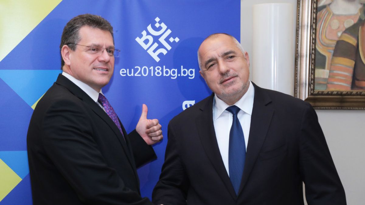 Ето какво си казаха Борисов и Шефчович за газовия хъб