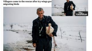 Българинът с щъркелите Сафет Халид стана новина на The Guardian