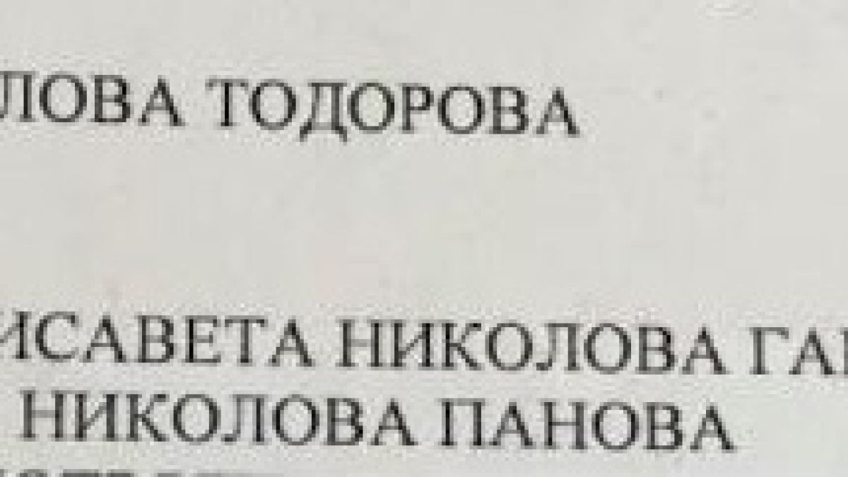 За първи път: Документът за регистрацията за хулиганство на жената на председателя на ВКС (СНИМКИ)