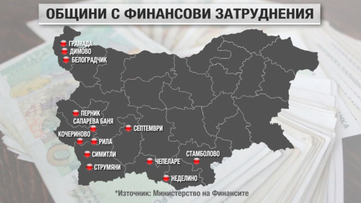 Половината общини у нас с просрочени задължения за милиони