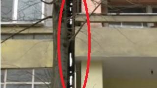 Страхотия: 7-етажен блок в Русе се разцепи