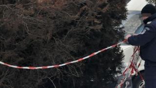 Шок и ужас в село Смилец! Мъж се върза за стълб, поля се със запалителна течност и изгоря като факла 