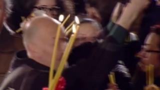 Благодатният огън бе пренесен в патриаршеската катедрала „Св. Александър Невски“