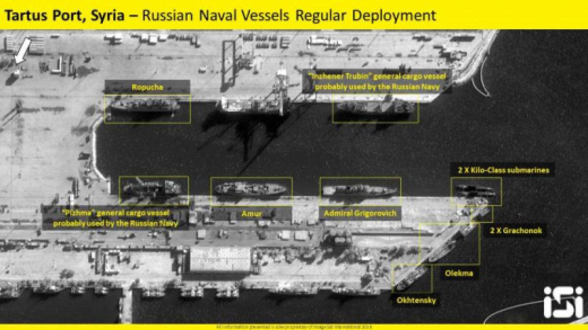 Генерал Шаманов обяви защо руският флот напусна сирийската база „Тартус“ построен в боен ред! (Спътникови СНИМКИ)