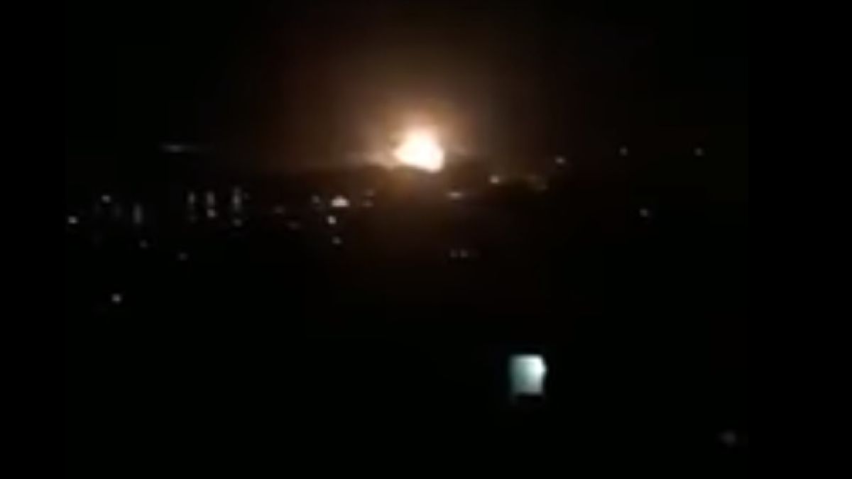 Първо ВИДЕО от ударите на САЩ, Франция и Великобритания срещу Асад