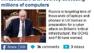 “Дейли Мейл” разкри какво ще „осакатят” хакерите на Путин във Великобритания