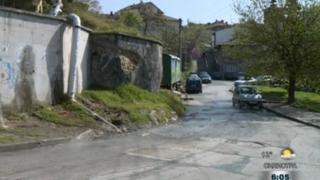 Минерална вода тече по улици в Благоевград