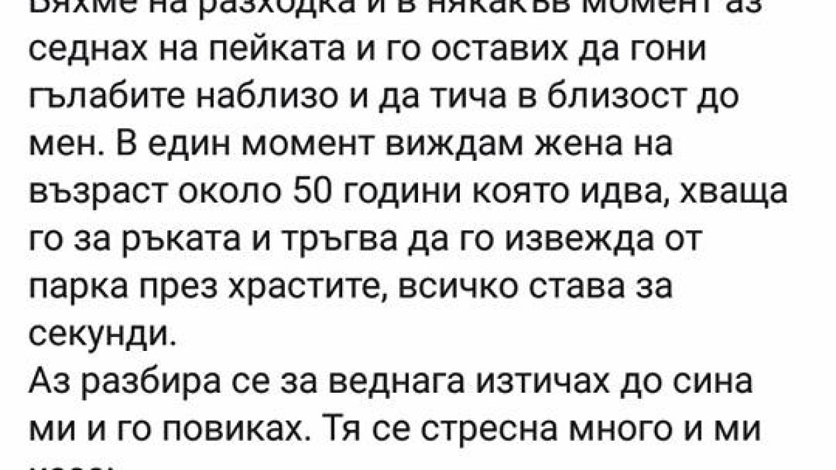 Майки пропищяха от ужас! Жена обикаля парковете В София и опитва да отвлича бебетата (СНИМКИ)