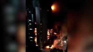 Горящ небостъргач рухна в центъра на Сао Пауло, заклещени в капана хора крещят за помощ (СНИМКИ/ВИДЕО)
