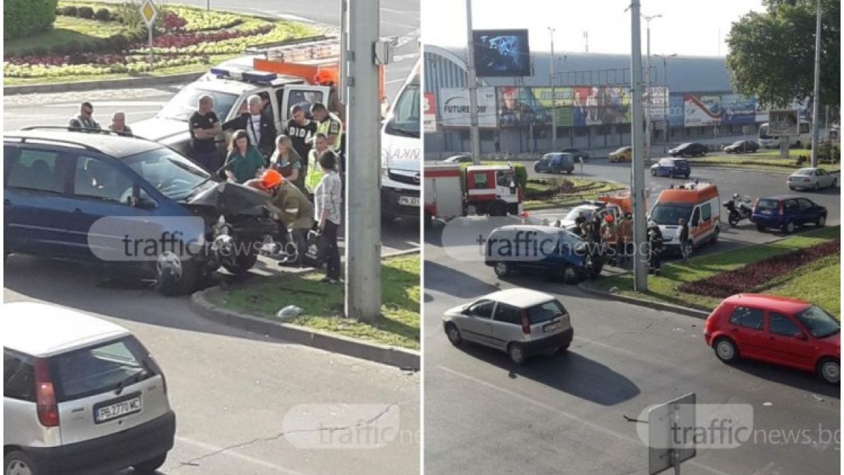 Зверска катастрофа в Пловдив на ключово кръстовище (СНИМКИ)
