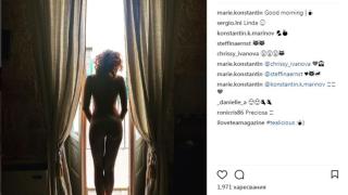 Щерката на Гала навири чисто голо дупе и стана много горещо! (СНИМКА 18+)