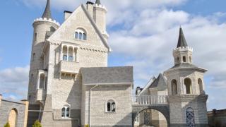 Връх на кича! Построиха мраморен замък за новобогаташи, продават го за над 1 млн. лева (ВИДЕО)