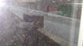 Смразяващо ВИДЕО! Небето се разтвори над Пловдивско и адът се стовари на земята 