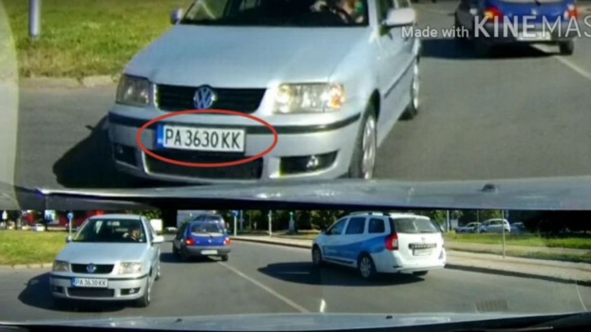 Табели и маркировка не важат за тази шофьорка, заби се в насрещното (ВИДЕО)