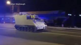 Потеря: Рояк полицейски коли преследва БТР по оживени градски улици (ВИДЕО)