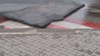 Кръпка „избяга” от улица в Стара Загора