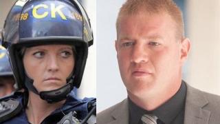 Полицай загази яко, след като шмърка кока от гърдите на секси колежка (СНИМКИ)