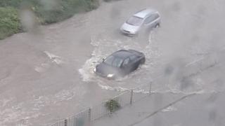 Потоп в Бургаско, изляха се 135 л/кв.м   