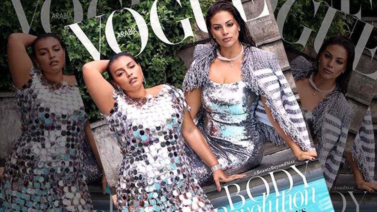 Арабският Vogue сложи на корицата си модели plus-size в откровени рокли 
