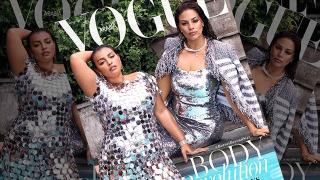 Арабският Vogue сложи на корицата си модели plus-size в откровени рокли 