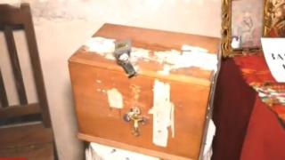 Игументът на Черепишкия манастир чул обирджиите, поругали храма, те  хукнали са бягат само с жълти стотинки (ВИДЕО) 