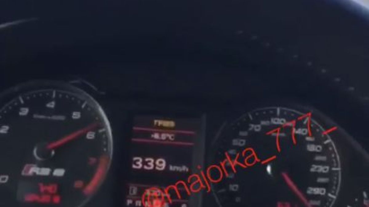Джигит с Audi Rs6 лети по пътя със скоростта на изтребител прехващач (ВИДЕО)